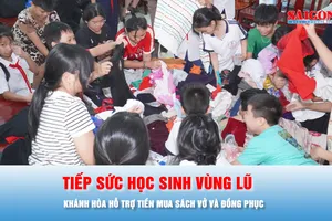 Podcast bản tin trưa 30-11: Nhiều học sinh mất nhà, mất sách vở, có em phải tạm trú nhà người quen