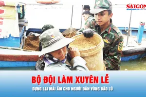 Podcast bản tin 17 giờ 1-1: Bộ đội làm xuyên lễ, "thần tốc" dựng lại mái ấm cho người dân vùng bão lũ