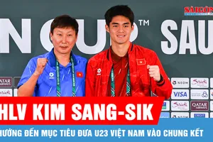 HLV Kim Sang-sik hướng đến mục tiêu đưa U23 Việt Nam vào chung kết