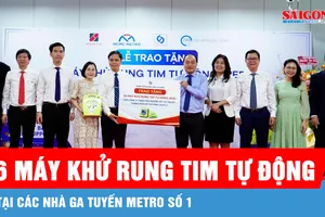 Trang bị phương tiện cấp cứu ngừng tim ở các nhà ga tuyến Metro số 1
