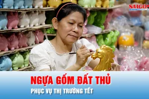 Podcast bản tin trưa 24-1: Ngựa gốm Đất Thủ phục vụ thị trường tết