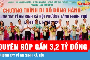 Phường Tăng Nhơn Phú quyên góp gần 3,2 tỷ đồng chăm lo tết