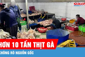 Khánh Hòa: Phát hiện hơn 10 tấn thịt gà không rõ nguồn gốc