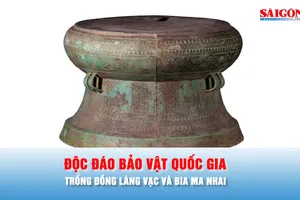 Podcast bản tin trưa 8-2: Độc đáo bảo vật quốc gia trống đồng Làng Vạc và bia Ma Nhai