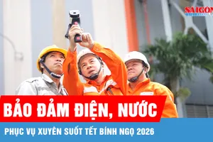 Bảo đảm điện, nước phục vụ xuyên suốt Tết Bính Ngọ 2026