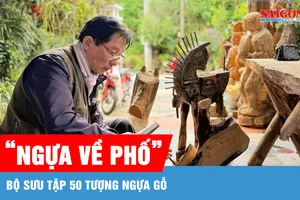 Thổi hồn ngựa gỗ Tây Nguyên