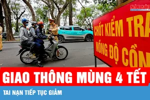Mùng 4 Tết, giao thông thuận lợi, tai nạn tiếp tục giảm