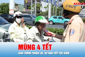 Podcast bản tin tối 20-2: Mùng 4 Tết, giao thông thuận lợi, tai nạn tiếp tục giảm