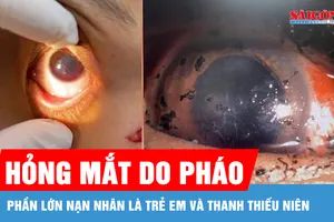 Tết Bính Ngọ 2026, nhiều người hỏng mắt do pháo