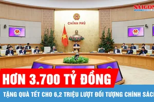Chăm lo tết cho hơn 6,2 triệu lượt đối tượng chính sách
