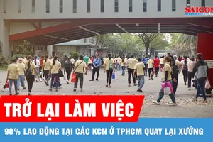 98% lao động tại các khu công nghiệp ở TPHCM trở lại làm việc sau tết