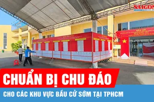 TPHCM: Chuẩn bị chu đáo cho các khu vực bầu cử sớm