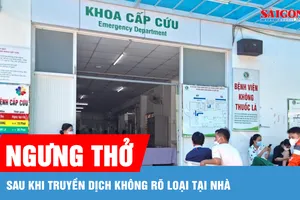 Nghi vấn một phụ nữ tử vong sau khi truyền dịch tại nhà