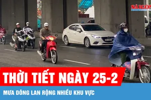Mưa dông lan rộng nhiều khu vực