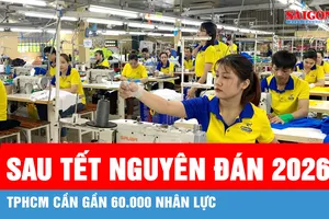 TPHCM cần gần 60.000 nhân lực sau tết