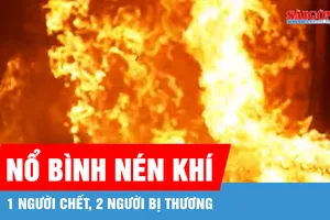 Nổ bình nén khí tại cơ sở chế biến hải sản làm 1 người chết, 2 người bị thương