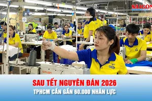 Podcast bản tin tối 26-2: TPHCM cần gần 60.000 nhân lực sau tết