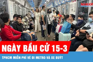TPHCM miễn phí vé đi metro và xe buýt trong ngày bầu cử 15-3