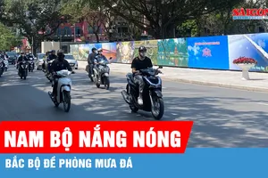 Dự báo Nam bộ nắng nóng, Bắc bộ đề phòng mưa đá