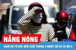 Nam bộ tiếp tục nắng nóng