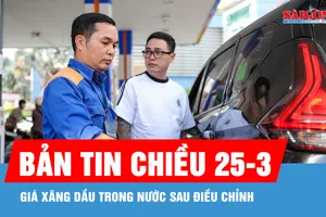 Bản tin chiều 25-3: Giá xăng dầu trong nước sau điều chỉnh