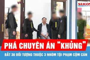 Phú Thọ: Phá chuyên án "khủng", bắt 36 đối tượng thuộc 3 nhóm tội phạm cộm cán