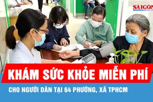 Ngày 5-4: 64 phường xã tổ chức khám sức khỏe miễn phí cho người dân