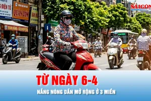 Podcast bản tin tối 5-4: Từ ngày 6-4, nắng nóng dần mở rộng ở 3 miền