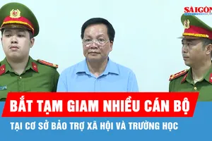 Bắt tạm giam nhiều cán bộ tại cơ sở bảo trợ xã hội và trường học