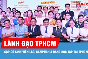 Lãnh đạo TPHCM gặp gỡ sinh viên Lào, Campuchia đang học tập tại TPHCM