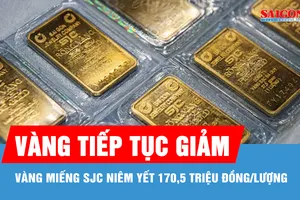 Chênh lệch mua/bán vàng miếng SJC lên 4 triệu đồng/lượng