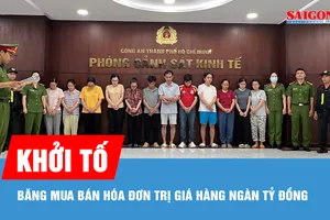 Khởi tố băng nhóm mua bán trái phép hóa đơn trị giá hàng ngàn tỷ đồng