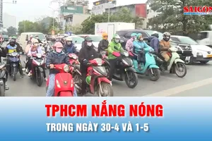 Podcast bản tin trưa 30-4: Nam bộ duy trì nền nhiệt cao, mưa dông về chiều