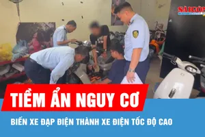 Phát hiện nhiều xe điện "đội lốt" xe đạp điện thô sơ