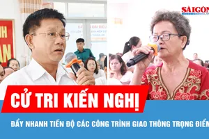Cử tri kiến nghị đẩy nhanh tiến độ các công trình giao thông trọng điểm