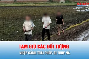 Podcast bản tin chiều 6-5: Tây Ninh: Tạm giữ các đối tượng nhập cảnh trái phép, bị truy nã