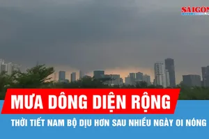 Chiều tối nay, TPHCM có khả năng xuất hiện mưa dông