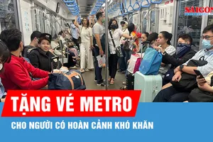 TPHCM: Tặng vé đi metro cho người có hoàn cảnh khó khăn