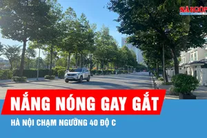 Nắng nóng gay gắt, có nơi chạm ngưỡng 40 độ C