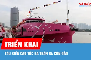Ngày 6-6, tàu cao tốc ba thân khai thác tuyến TPHCM – Côn Đảo