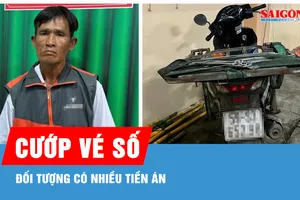 Bắt đối tượng có nhiều tiền án, cướp vé số của phụ nữ lớn tuổi