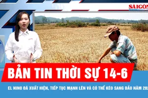 Bản tin thời sự 14-6: El Nino đã xuất hiện, tiếp tục mạnh lên và có thể kéo sang đầu năm 2027