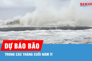 Dự báo các tháng cuối năm ít bão