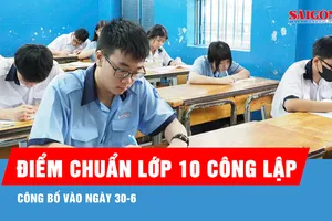 TPHCM: Công bố điểm chuẩn lớp 10 công lập vào ngày 30-6