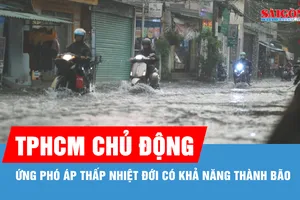 TPHCM chủ động ứng phó áp thấp nhiệt đới có khả năng thành bão