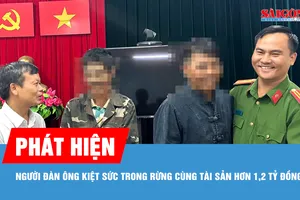 Phát hiện người đàn ông kiệt sức trong rừng cùng tài sản hơn 1,2 tỷ đồng