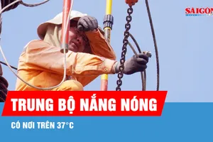 Xuất hiện đợt nắng nóng mới ở Trung bộ