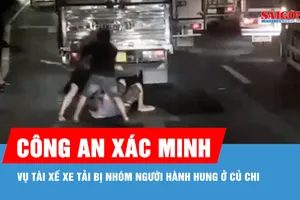 Công an xác minh vụ tài xế xe tải bị nhóm người hành hung ở Củ Chi