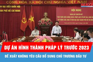 Đề xuất không yêu cầu bổ sung chủ trương đầu tư những dự án đã hình thành pháp lý trước năm 2023