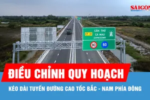 Kéo dài tuyến đường cao tốc Bắc - Nam phía Đông từ cửa khẩu Hữu Nghị đến Đất Mũi Cà Mau